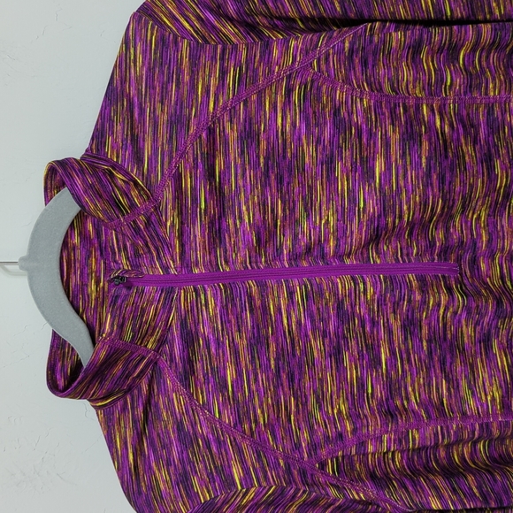 XERSION Magenta Semi Fit Long Sleeve Top Size Large - Picture 4 of 14